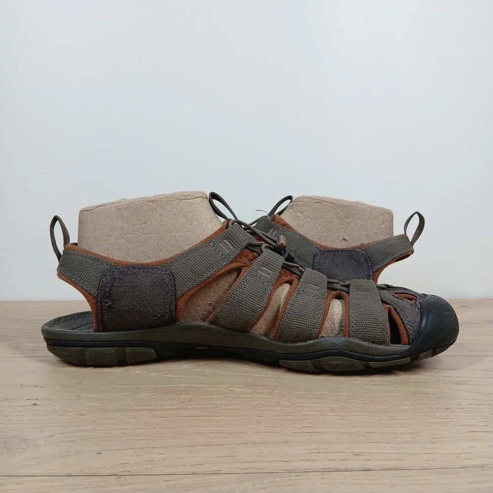 Keen Newport H2 Sandals Mens 11.5 Brown Leather Water Outdoor Gorpcore
